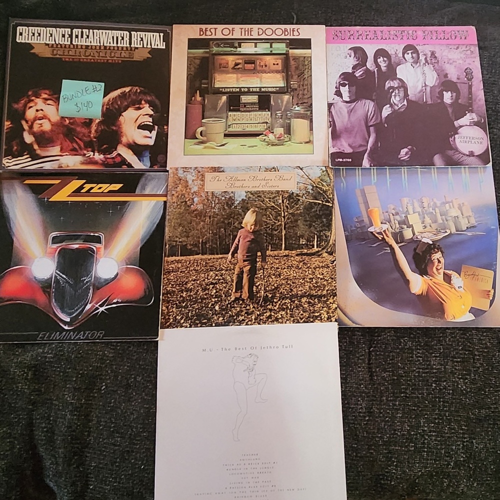 Vinyl Record Collection - Bundle 2: Classic Rock Favorites